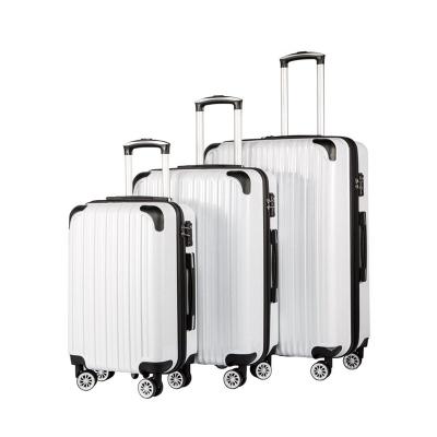 China White Cute Hard Shell Luggage Retailers Suitcase Set Bottom Travel Luggage Handbags On Sale for sale