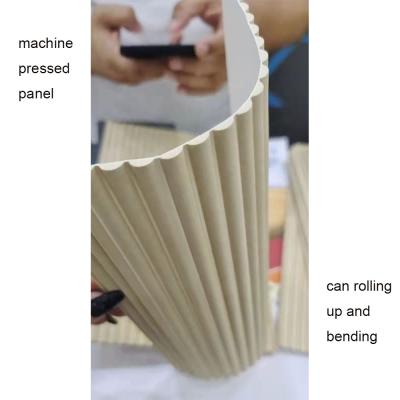 China Modern Machine Pressed Molded Coiling Bending Soft 3d Wall Panel for sale