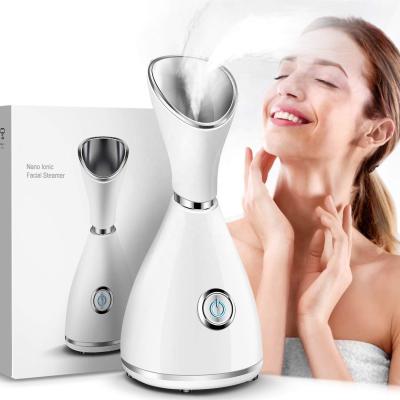 China 2021 New Model Moisturizer Electric Nano Facial Steamer Home Use Cheap Facial Steamer Portable Face Steamer for sale