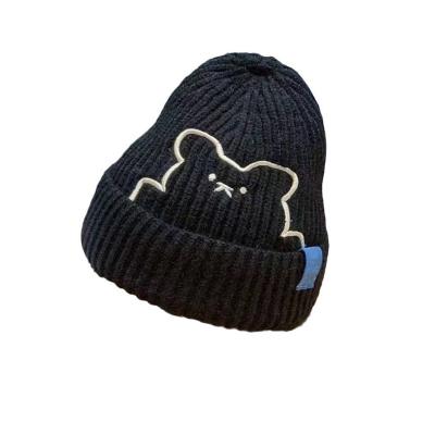 China COMMON Warm Soft Cute Cute Bear Hat Winter Women Winter Thick Hat for sale