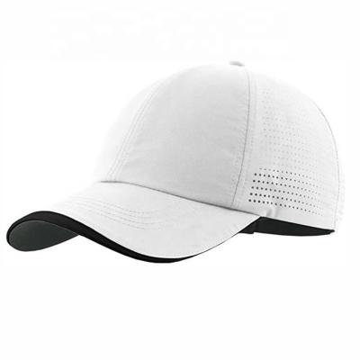 China JOINT Unisex Custom Designers Structured Golf White Trucker Sport Dry Fit Perforated Hat Waterproof Hydraulic Hats for sale