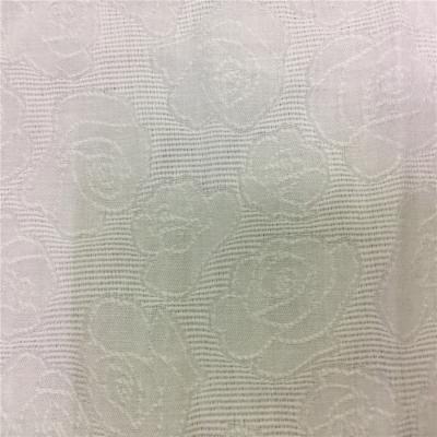 China Anti-static 100% Flower Pattern Dobby Mesh Fabric Cotton Jacquard Dobby Fabric For Clothing for sale