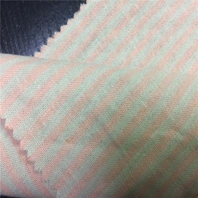 China Stain Repellent Cotton Linen Fabric Yarn Dyed Fabric Linen Stripe Linen Fabric For Clothes for sale