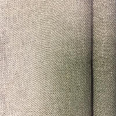 China Double sided ramie fabric with price 80% ramie fabric 20%cotton herringbone fabric for shirt for sale