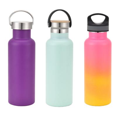 China Double Wall Thermos Sports Bottle 18/8 Stainless Steel Sustainable Water Bottle Insulated Outdoor Sports Drinking Water Bottle for sale