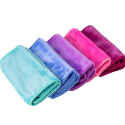 China Compressed Eco-Friendly Microfiber Make Up Clean Eraser Face Towel Makeup Remover Cloth Towel for sale