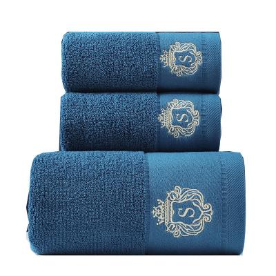 China Water Absorbency Child Safe Super Unique Bath Towel Set Knitted Face Towel for sale