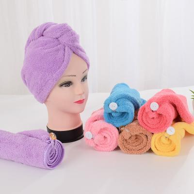 China Eco Friendly Micro Fiber Kids Drying Hair Dresser Dry Towel Compressed Curly Wrap Set Logo Women Microfiber Quick Dry For for sale