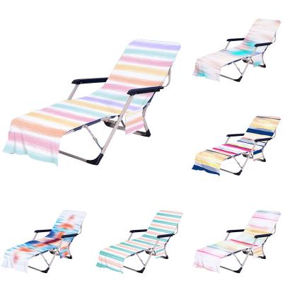 China Bestselling Microfiber Suede Beach Towel Child Safe Lounge Chairs Covers Beach Towels Customized Copy for sale