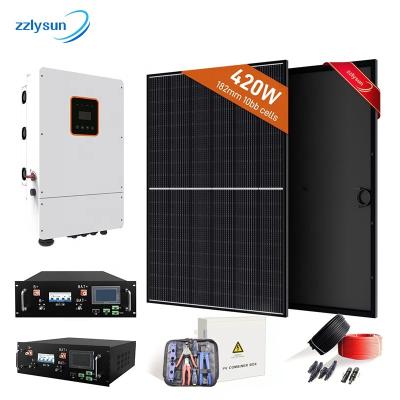 China America Standard Home Solar Panel Kit 5KW 6KW 8KW 10KW Home Solar System Power for sale