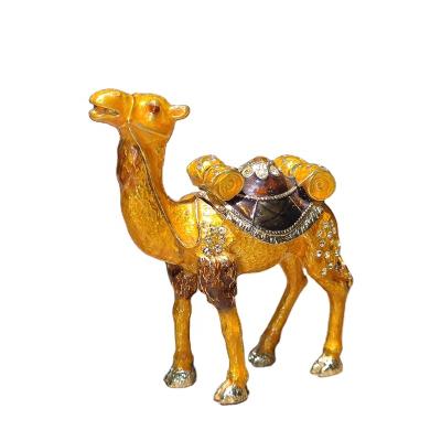 China Iran YI SHANG BAO Middle Eastern style enamel color camel creative characteristic jewelry box small for sale