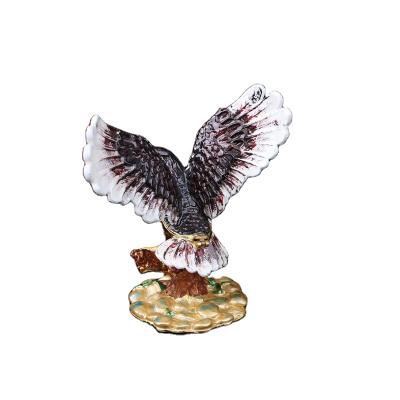 China Home Handmade Exquisite Jewelry Box Eagle Jewelry Box China YI SHANG BAO Eagle Collectible Ornaments for sale