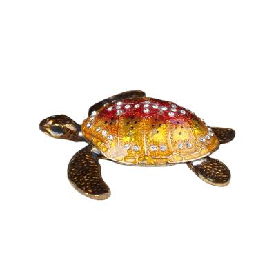 China China YI SHANG BAO Small High-end European Turtle Decoration Storage Jewelry Ring Jewelry Box for sale