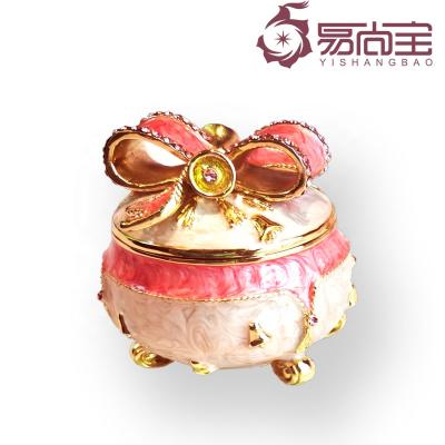 China China YI SHANG BAO Middle Eastern style exquisite jewelry box decoration bow jewelry box for sale