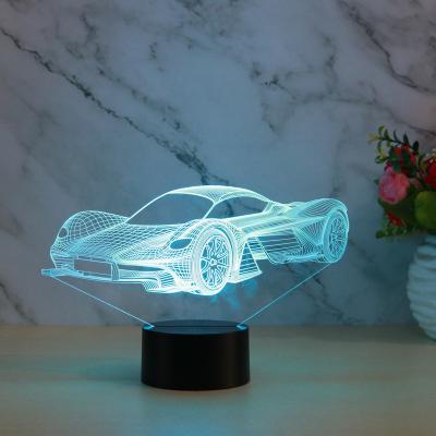 China Wholesale Custom Photo Switch Colorful Mordern Acrylic Led Lamp Base 3d Touch Led Night Light Base For Kid's Room Christmas Gift for sale