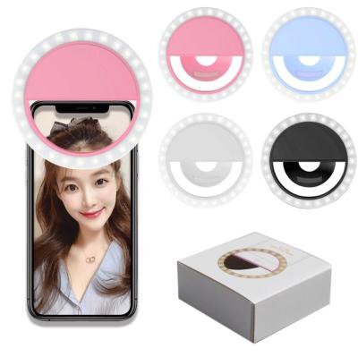 China Photogrphy Led Ring Lamp Accesorios Mini Fill Light Phone Live Supplementary Beauty Selfie for sale