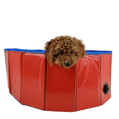 China Yangyang Viable Pet Collapsible Bathtub for Large or Medium Dogs PVC Outdoor Pool for Dogs and Cats Dog Tub for sale