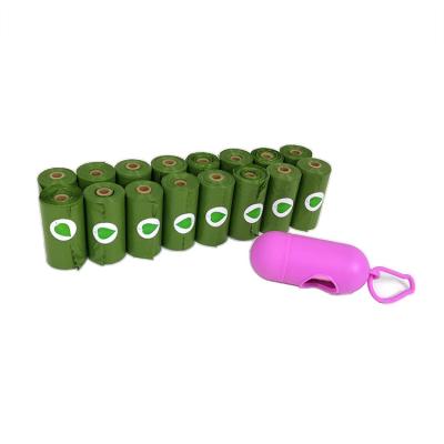 China Sustainable PE Biodegradable Box Packed Dog Poop Waste Bag for sale