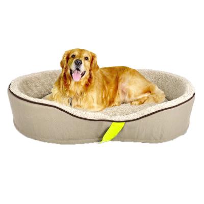 China Travel Amazing Hot Sale Zipper Dog Bed PP Cotton Filler Soothing Pet Sofa for sale