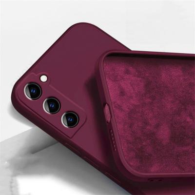 China New Fashionable Right Angle Case Shockproof Soft Silicone Cell Phone Case For Samsung Galaxy S23 S22 S21 S20 Plus Ultra Fe A13 A53 Phone Case for sale