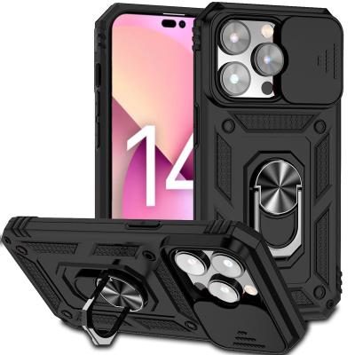 China Grade Bumper Armor Cove Slide Luxury Camera Lens Protect Cell Phone Case For iPhone 14 13 11 12 Pro Max XS Max XR X 8 for sale