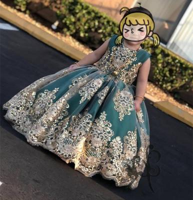 China Sleeveless Nedark Green With Sequins Bridesmaid Dress Party Birthday Wedding Ball Gown for sale