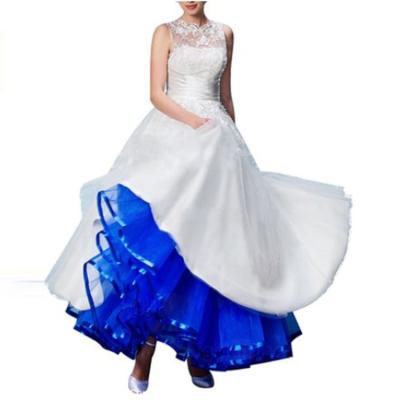 China Long Puffy Colorful Puffy Tulle Dress Petticoat Petticoats For Wedding Dress for sale