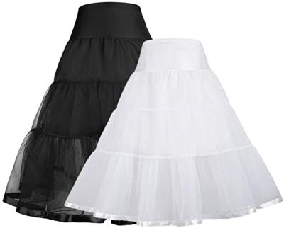 China Long 100% Polyester Little Girl Voile Crinoline Tutu Short Petticoats for sale