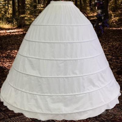 China Tall 130cm Large Ball 6 Ball Circle Crinoline Wedding Ball Gown Under Skirt Petticoat for sale