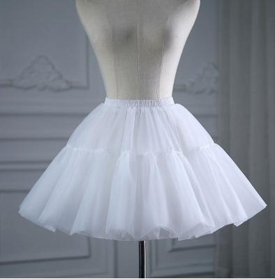 China Big Ball Girls Brace Crinoline Petticoat Lolita Cosplay Soft Hoopless Petticoat for sale