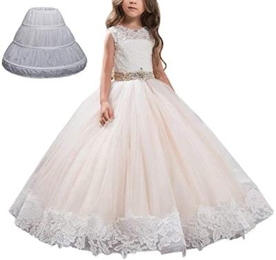 China Full Polyester Petticoat / Cotton 3 Hoops Bridesmaids Kids Petticoat for sale