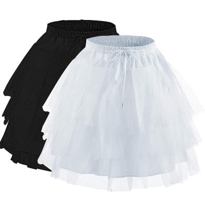 China White Kids Patticoat Elastic Tulle Underskirt And Back Picture Cheap Underwear for sale