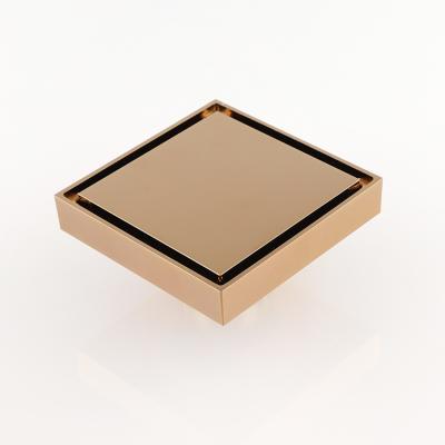 China 10*10CM Modern Hot Sales HIGH QUALITY Brass Square Antique Brass Floor Drains Anti Smell for sale