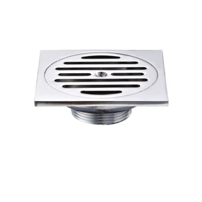 China Modern factory OEM floor trap drainer 10*10CM bathroom znic floor drain for sale