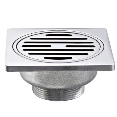 China Anti-odor 11.5 x 11.5 cm zinc floor drain Indonesia for sale