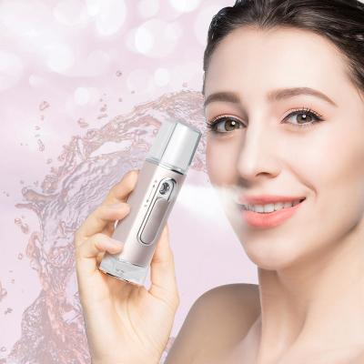 China High Quality Mini Usb Portable Beauty Skin Care Personal Moisturizer Nano Spray Handy Ionic Facial Mist Sprayer for sale