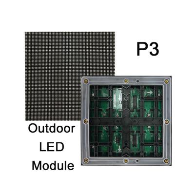 China Anzeigetafeln im Freien SMD2121 farbenreiches IP33 P3 5000cd/Sqm LED zu verkaufen