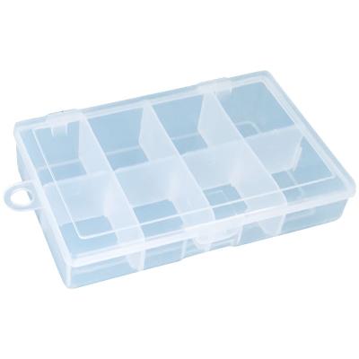 China Fishing Tackle Box Accessories Easy Carry Clear Storage Multi Lure Box For Lure Double Layer 5 8 26 Grid Clear Box for sale