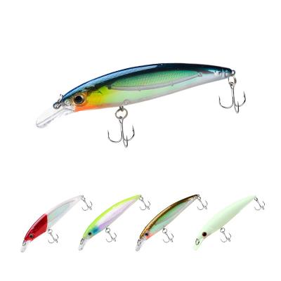 China Topwater Hard Fishing Lure Wobblers Fishing Wholesale Floating Minnow Lure 110mm 14g Bass Plastic Fishing Swimbait for sale