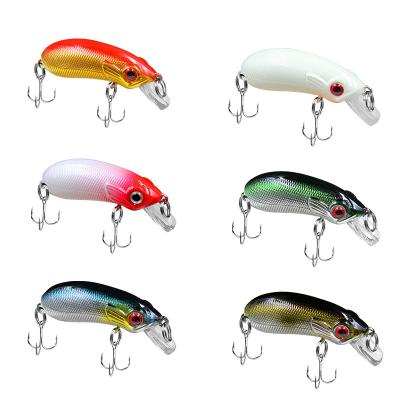 China Wholesale Durable Crankbaits 3D Floating Hard Crank Bait Swim Hard Wobblers Eyes Fishing Tackle Plastic Bait for sale