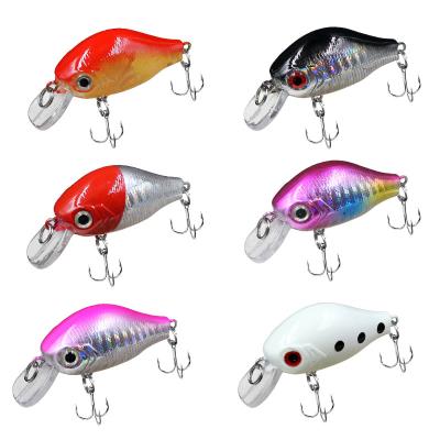 China Durable Top Selling Brave Freshwater Saltwater Crankbait Hard Crank Lures Topwater ABS Plastic Artificial Hard Floating Lures for sale