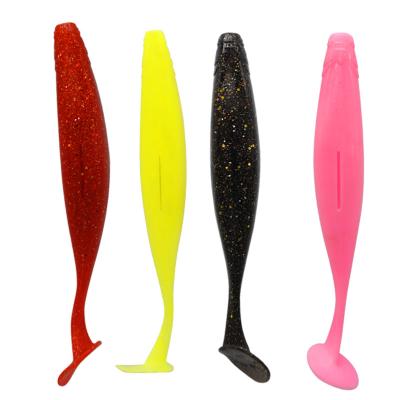 China Durable Brave Soft Wobbler Lures Fishing Lure Worm Bait Soft China Quality Big T Tail 15cm 12cm in Current Whoelsale for sale