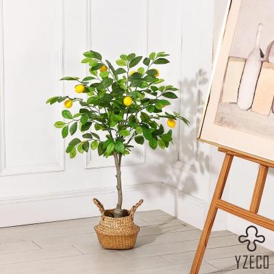 China Trees Real Touch 180cm 210cm Artificial Bamboo Tree Lemon Tree For Garden Decoration for sale