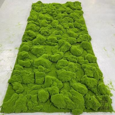 China EPE Foam Customized Artificial Moss Mat Grass Rug Synthetic Turf For Balcony Landscape for sale