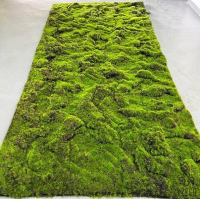 China 1M*1M 3D Artificial Moss Mat Grass Wall Panel Carpet for Garden Decoration Waterproof for sale