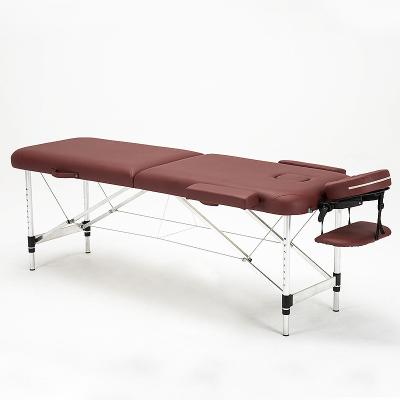 China Traditional Portable Massage Table Aluminum Folding Massage Bed Easy-to-carry massage table for beauty salon spa for sale