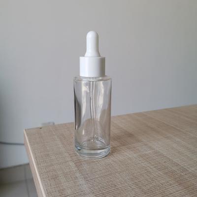 China High Quality Personal Care Glass Dropper Bottle 50ml 30ml Glass Bottle With Dropper for sale