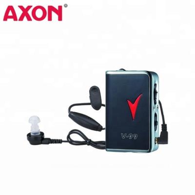 China ABS AXONE V-99 Clip Style Pocket Hearing Aid for sale