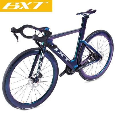 China 700C Carbon Fiber Disc Brake Road Aerial Systeem Full Shaping Technology Speed ​​On-Road City Bicycle China Factory Sales New Model for sale