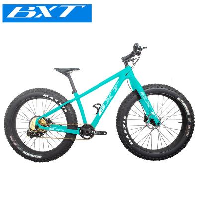 China Full Carbon 26er Carbon Fiber Fat Bike Beach Snow Bike 4.8 Fat Tire 12 Speed ​​Mountain Bike 26inch Carbon Snow Bike for sale